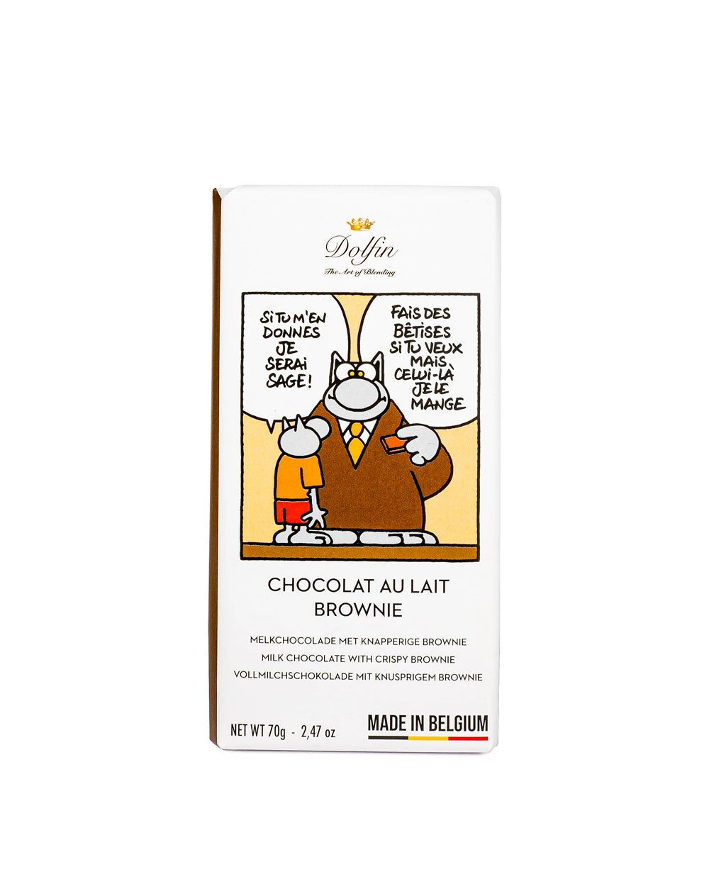 Chocolat au lait brownie