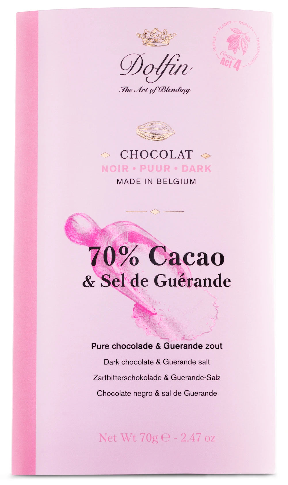 70% de cacao & sel de Guérande