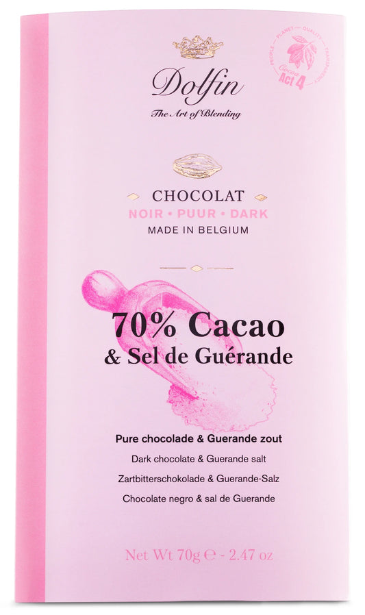 70% de cacao & sel de Guérande