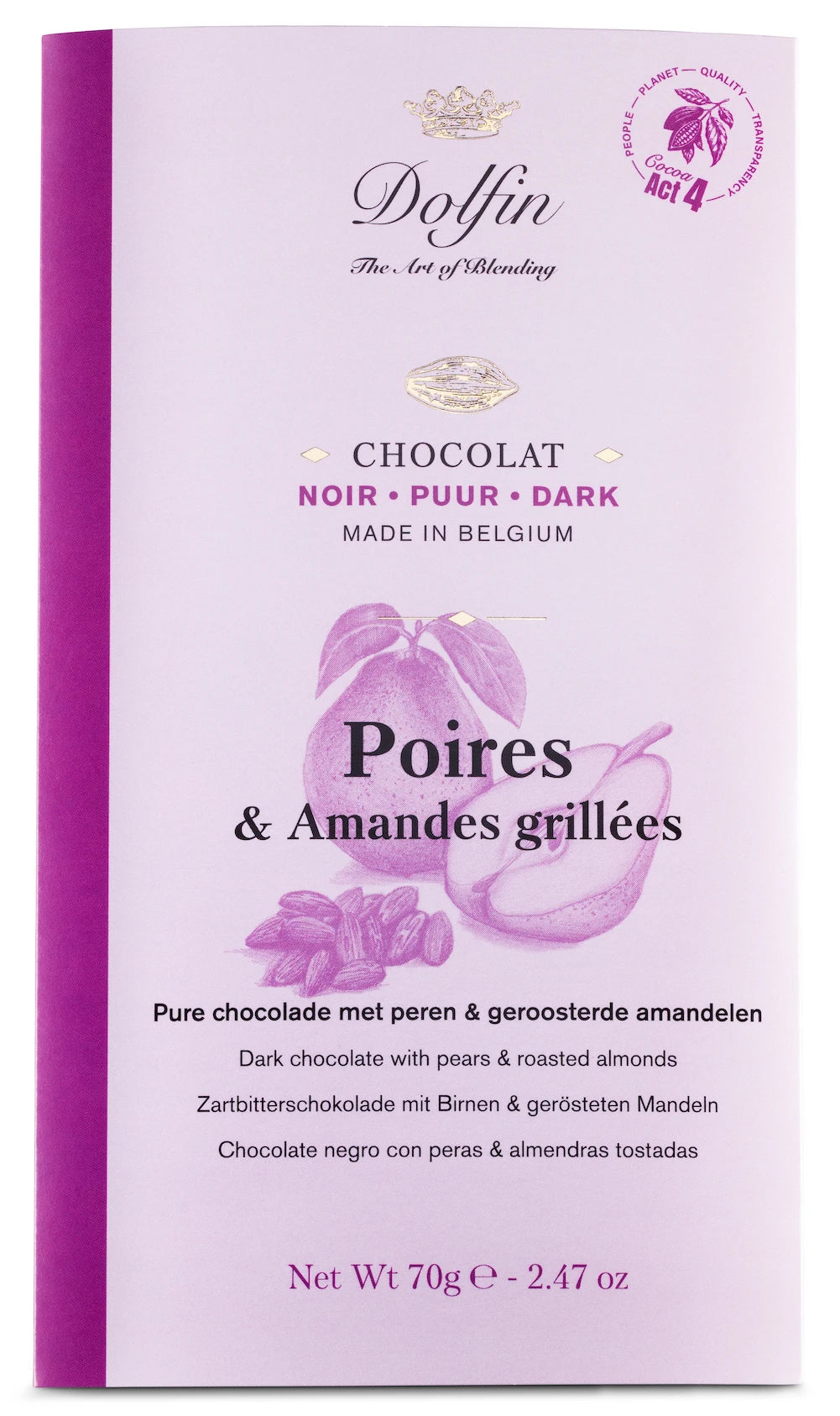 Poires & Amandes grillées